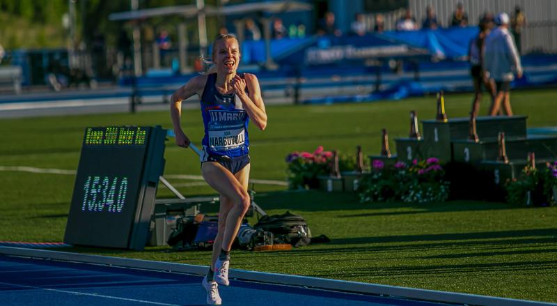 University of Mary's Ida Narbuvoll Wins 2021 5K Championship 