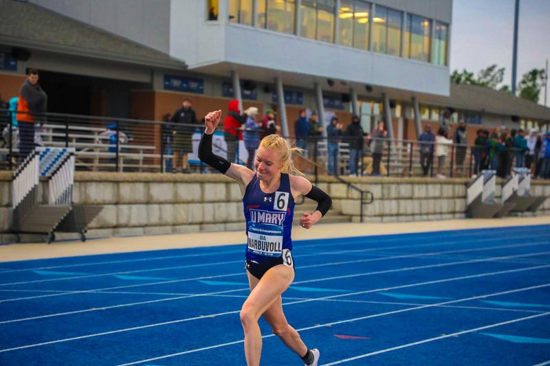 Ida Narbuvoll Crossing Finish Line to Win 2021 NCAA 10K Championship 