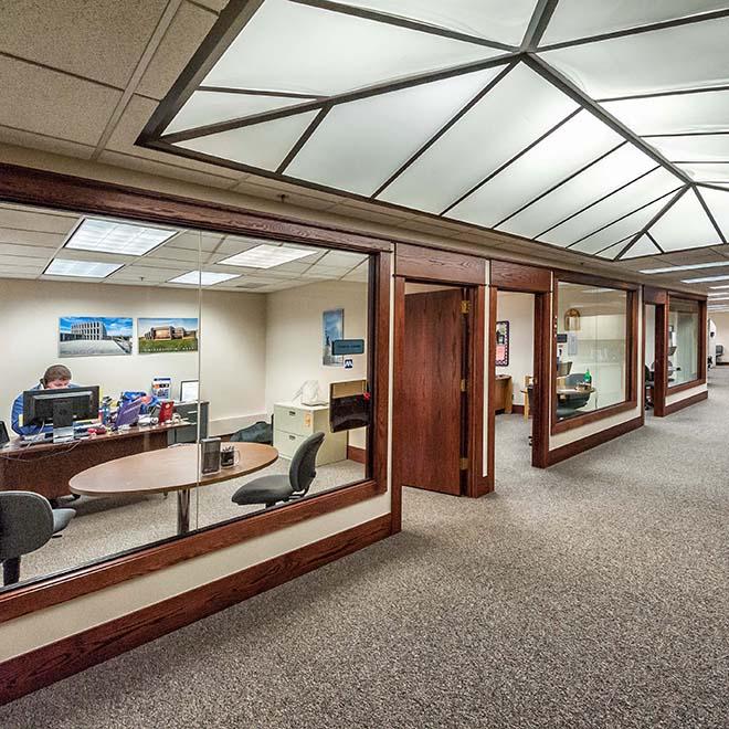 Interior view of the Fargo Butler Center location