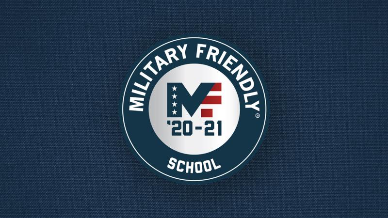 Military friendly school graphic