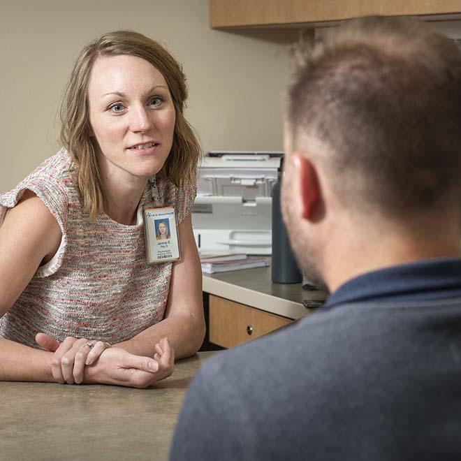 Psychologist Counseling a Client