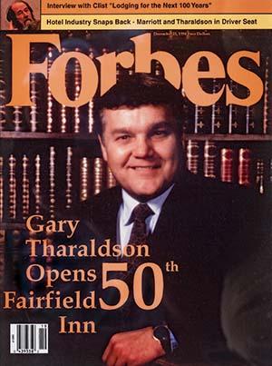 Forbes Magazine cover with photo of Gary Tharaldson