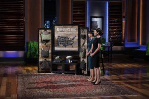 ​​​​​​​SHARK TANK – “Episode 719” – Veteran and military spouse entrepreneurs Cameron Cruse (front) and Lisa Bradley (back) successfully go before the sharks in 2016.