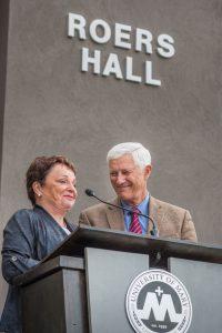 Jim and Sandra Roers Speak after the Unveiling