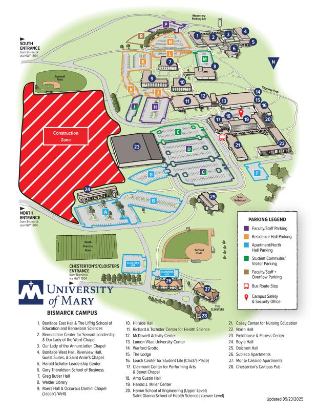 parking map fall 2025