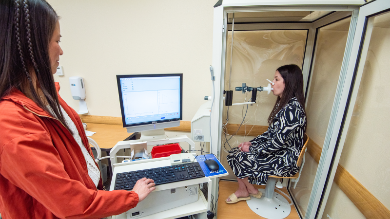 Respiratory Therapy testing lab