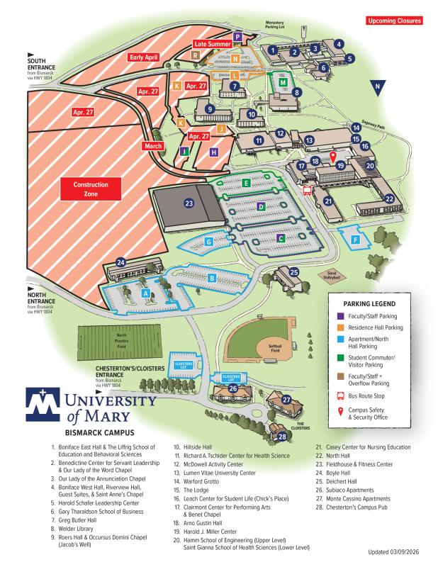 Campus Map Summer 2026