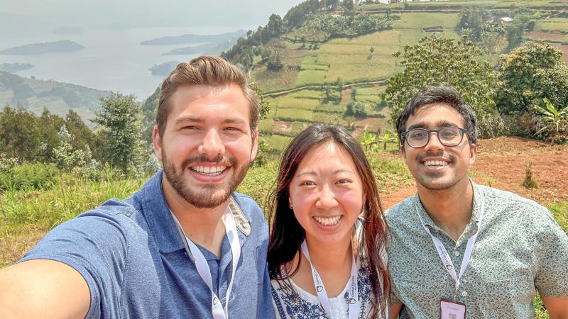 Regli and medical students from across the US and around the world explored global health care issues in Rwanda last summer.