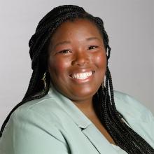 Portrait of Shamica Sanon, DSW, LMSW 
