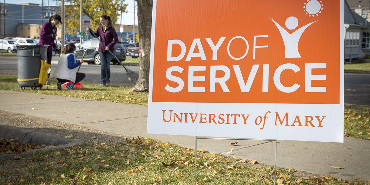 Day of Service Sign in Bismarck