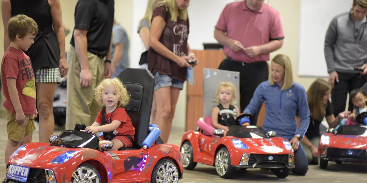 Toddlers in Toy Cars