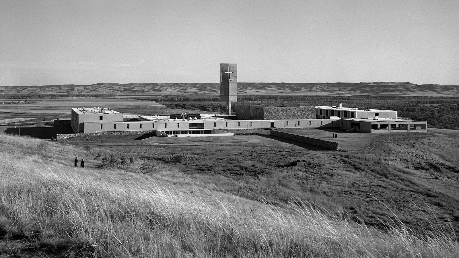 View of the University of Mary when it was first built.