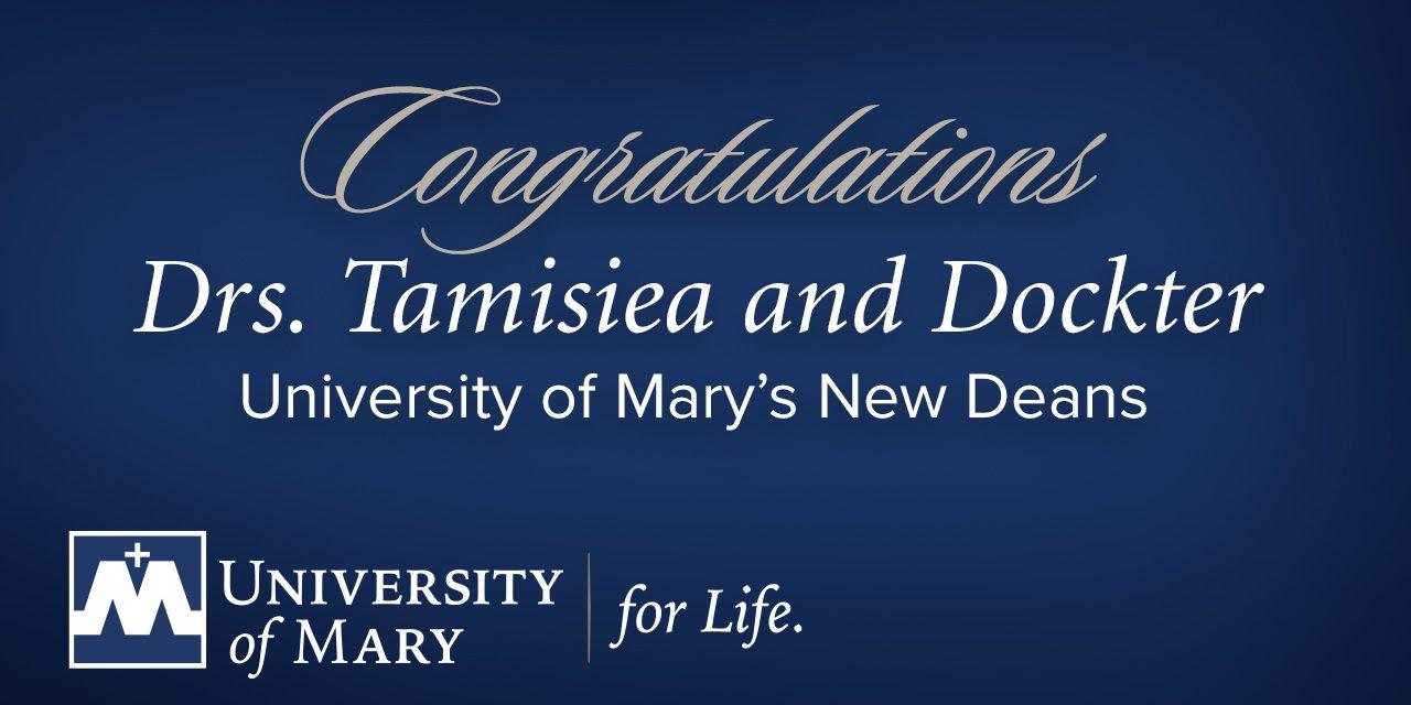 Congratulations Graphic for New Deans