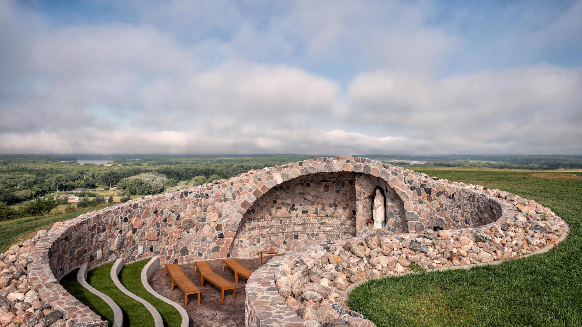 Aerial View of the Grotto