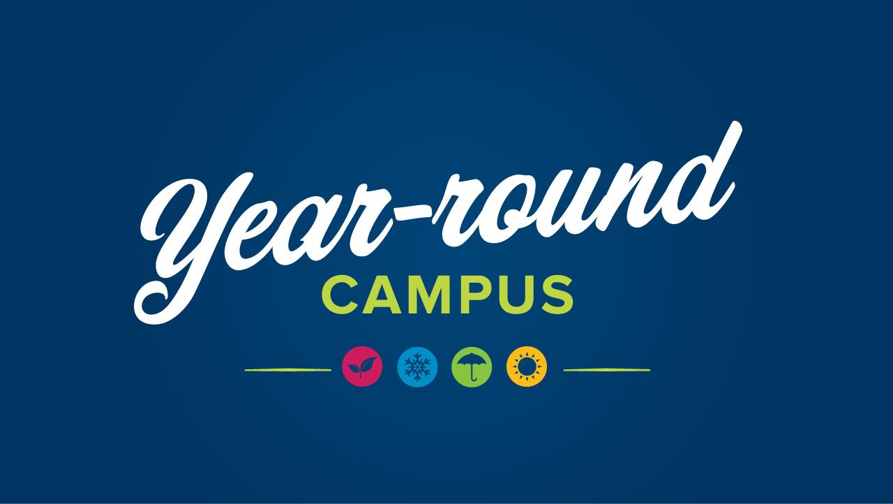Year round campus graphic