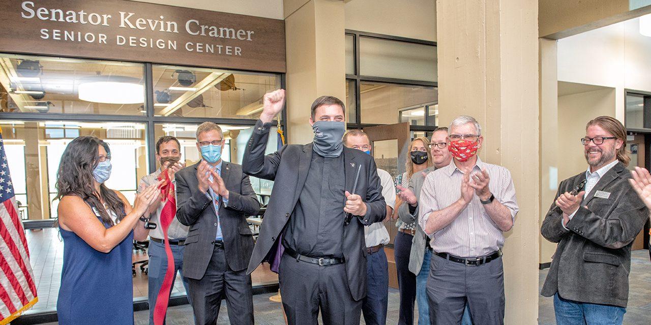 Ribbon cutting ceremony for the engineering school