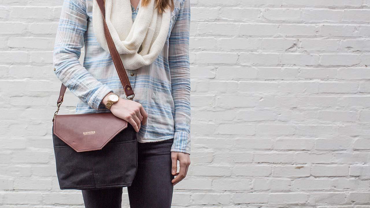 Woman with Bag designed by alumna