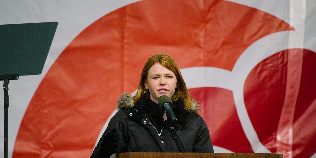 Katrina Gallic Speaking at the March for Life