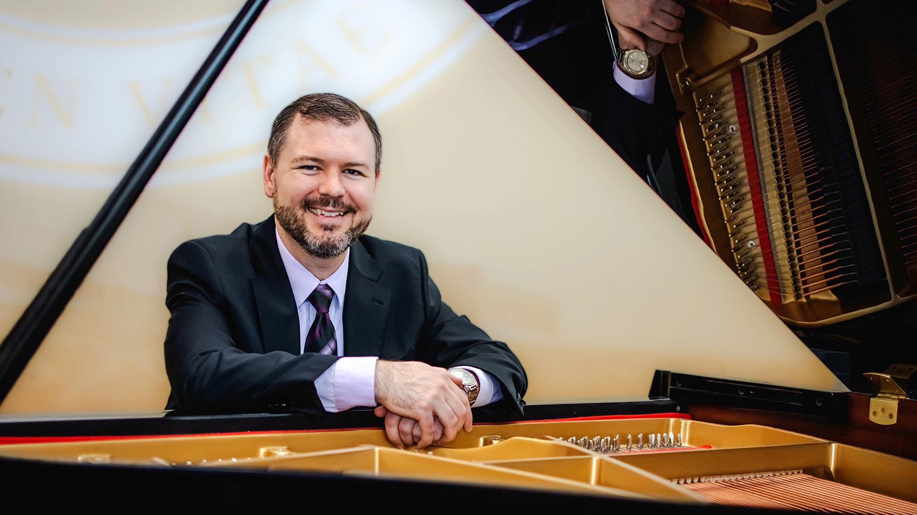 Michael Langer at a Piano