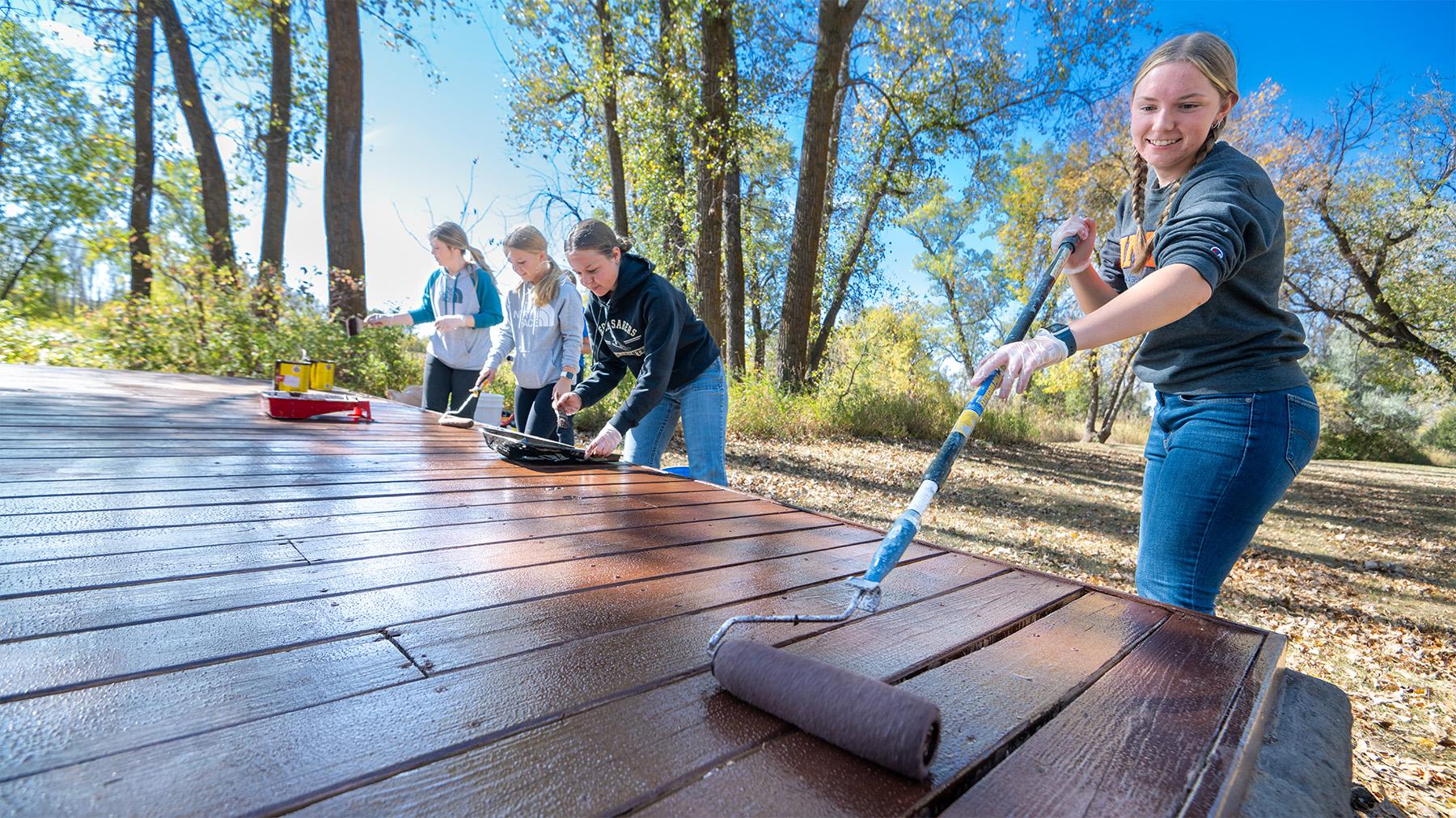 Students at Day of Service