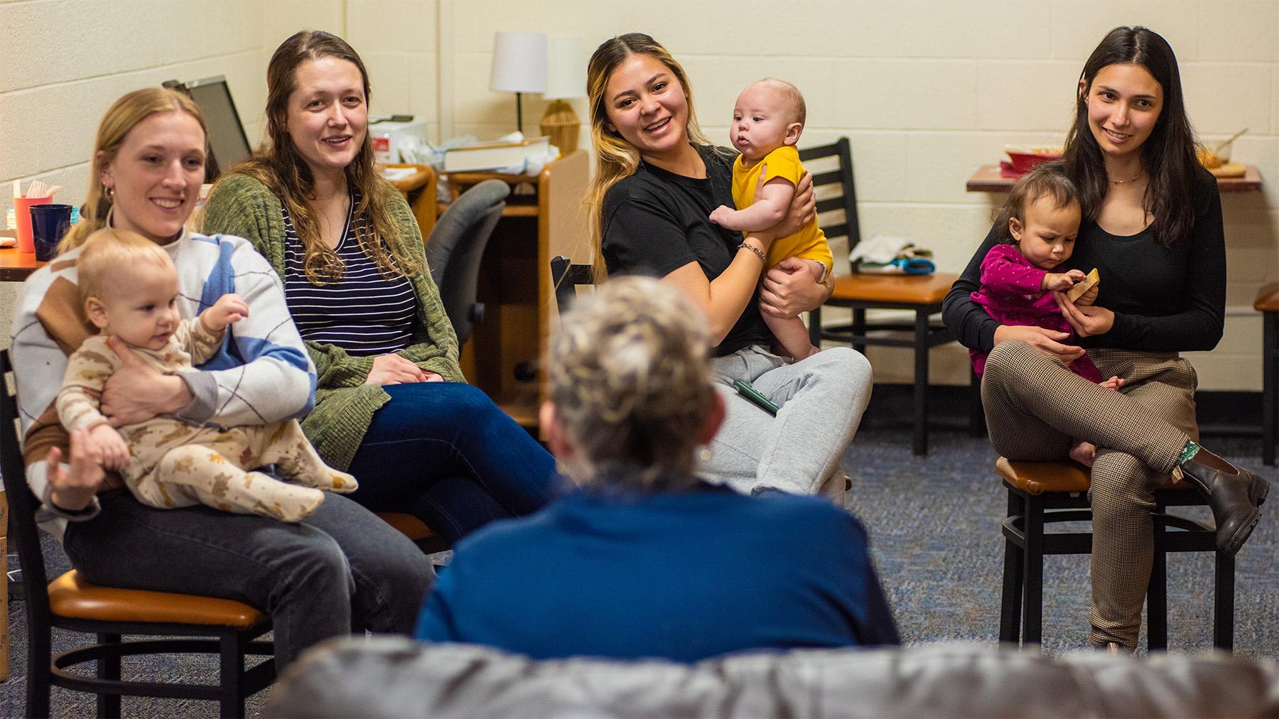 Mothers at the Saint Theresa of Calcutta Home for Mothers