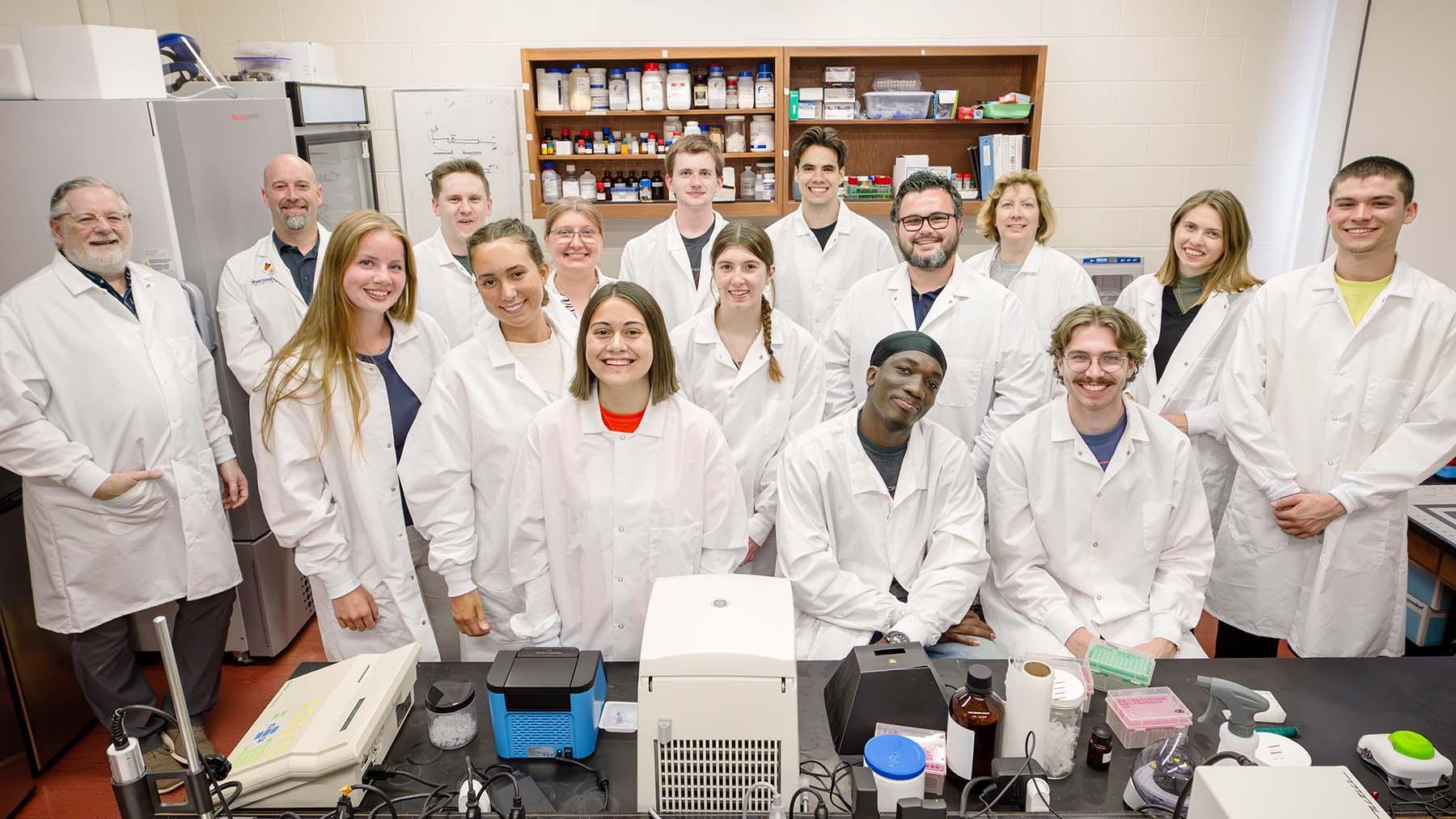 Group in lab